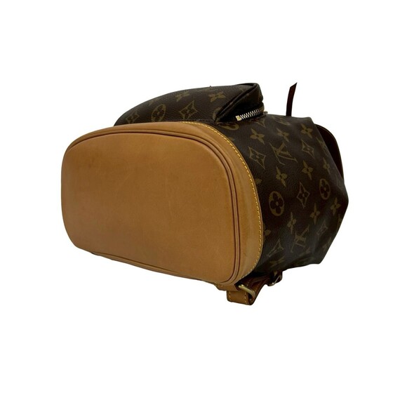 LOUIS VUITTON Authentic Vintage Brown Monogram Leather Backpack main image 5